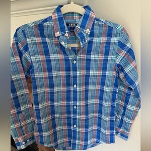 Men's Blue Plaid Shirt